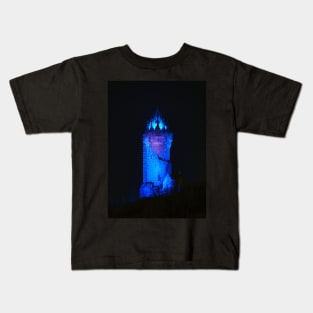 Stirling Wallace Monument Burns Night Kids T-Shirt